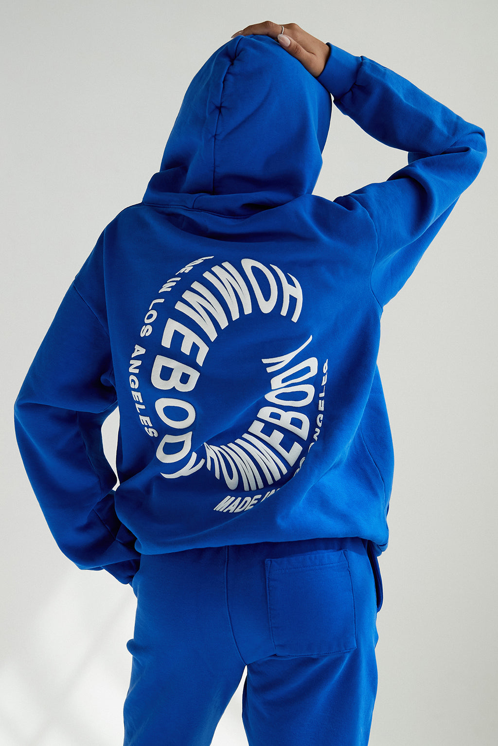 ROYAL BLUE PUFF PRINT HOODIE – Hommebody Official