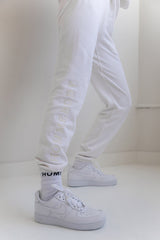 HOMMEBODY EMBROIDERED SWEATPANTS - CREAM